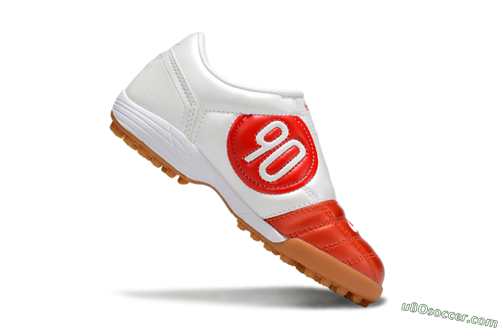 Nike Total 90 III TF Artificial Turf Soccer Shoes - Red/White/Brown 3