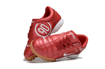 Nike Total 90 III TF Artificial Turf Soccer Shoes - Red/White/Brown