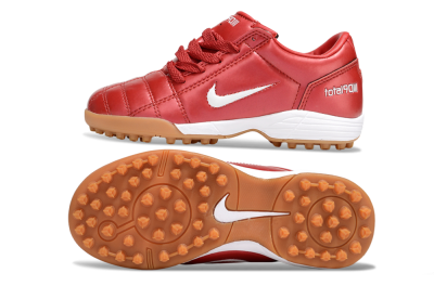 Nike Total 90 III TF Artificial Turf Soccer Shoes - Red/White/Brown
