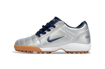 Nike Total 90 III TF Artificial Turf Soccer Shoes - Silver/Blue/White