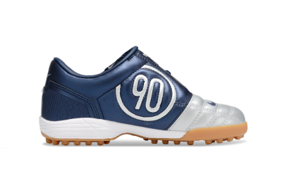 Nike Total 90 III TF Artificial Turf Soccer Shoes - Silver/Blue/White