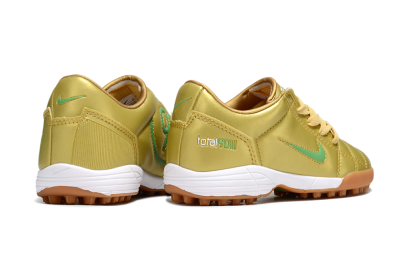 Nike Total 90 III TF Artificial Turf Soccer Shoes - Gold/Green/White