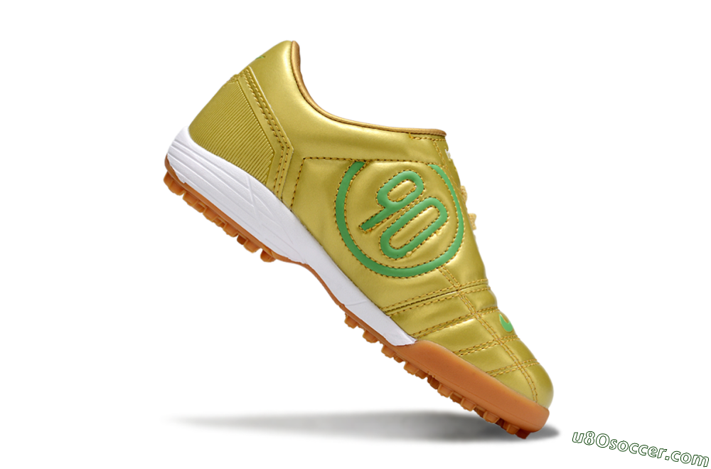 Nike Total 90 III TF Artificial Turf Soccer Shoes - Gold/Green/White 3