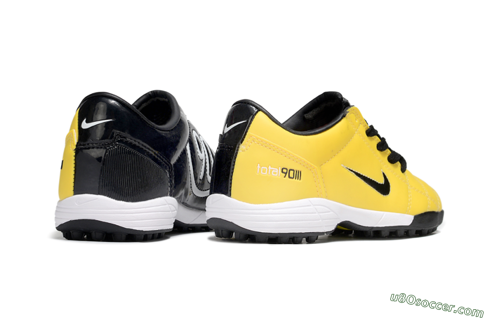 Nike Total 90 III TF Artificial Turf Soccer Shoes - Yellow/Black/White 5