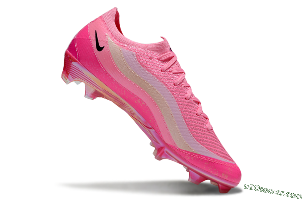 Nike Air Zoom Mercurial Vapor 16 Elite FG Firm Ground Soccer Cleats - Pink/Beige/Black 4