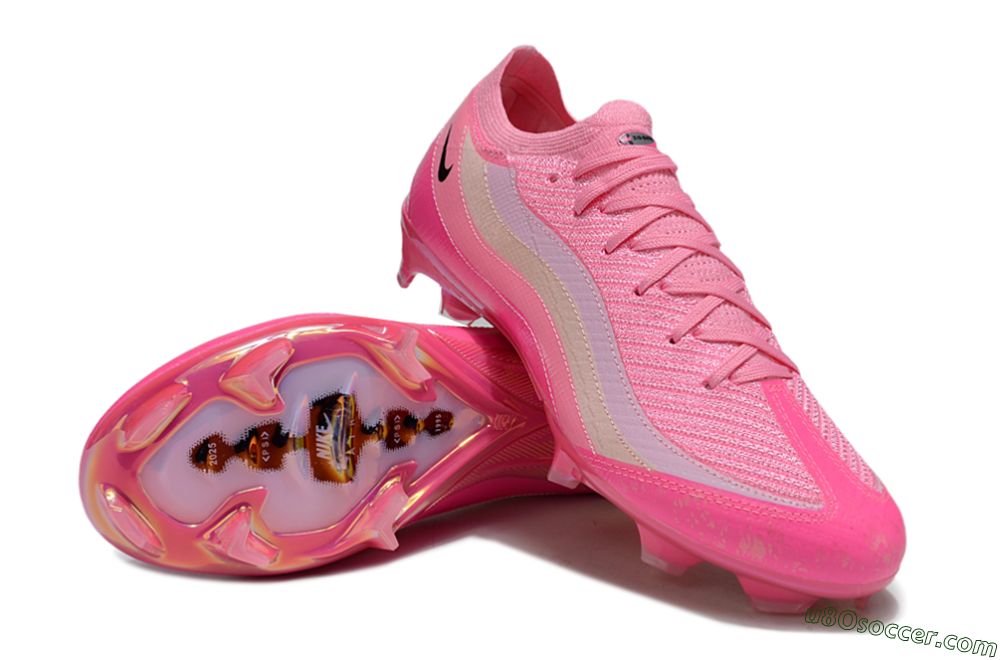 Nike Air Zoom Mercurial Vapor 16 Elite FG Firm Ground Soccer Cleats - Pink/Beige/Black 3