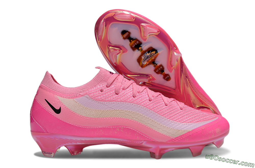 Nike Air Zoom Mercurial Vapor 16 Elite FG Firm Ground Soccer Cleats - Pink/Beige/Black 1