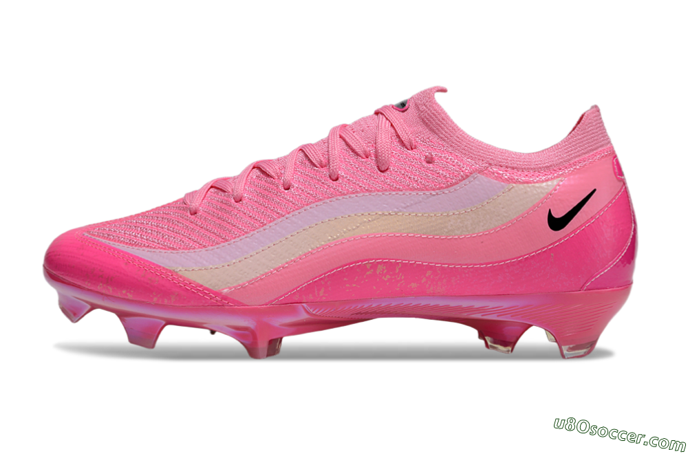 Nike Air Zoom Mercurial Vapor 16 Elite FG Firm Ground Soccer Cleats - Pink/Beige/Black 2
