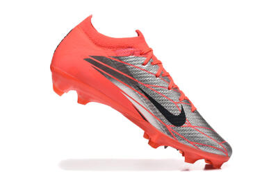 Nike Air Zoom Mercurial Vapor 16 Elite FG Firm Ground Soccer Cleats - Red/Silver/Black