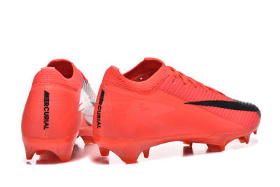 Nike Air Zoom Mercurial Vapor 16 Elite FG Firm Ground Soccer Cleats - Red/Silver/Black
