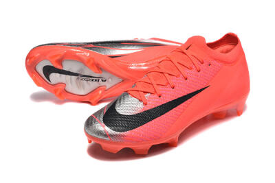 Nike Air Zoom Mercurial Vapor 16 Elite FG Firm Ground Soccer Cleats - Red/Silver/Black