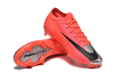 Nike Air Zoom Mercurial Vapor 16 Elite FG Firm Ground Soccer Cleats - Red/Silver/Black
