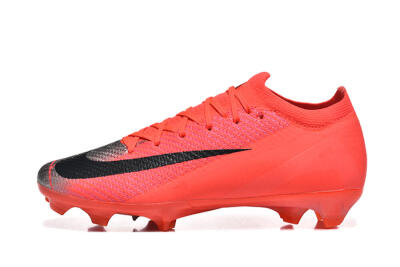Nike Air Zoom Mercurial Vapor 16 Elite FG Firm Ground Soccer Cleats - Red/Silver/Black