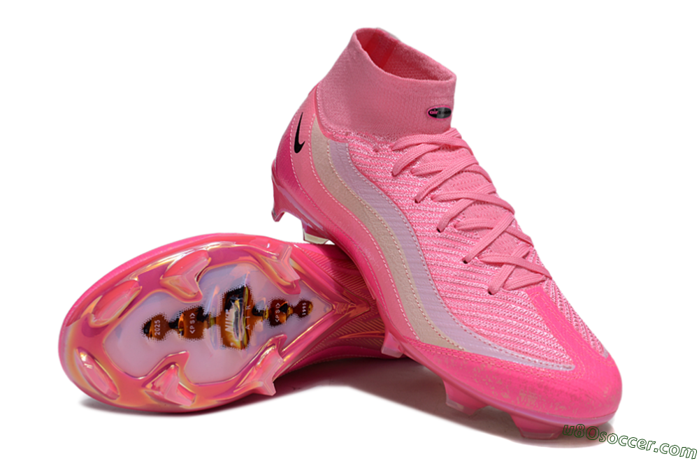 Nike Air Zoom Mercurial Superfly 10 Elite FG Firm Ground Soccer Cleats - Pink/Black/White 3