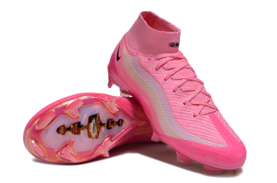 Nike Air Zoom Mercurial Superfly 10 Elite FG Firm Ground Soccer Cleats - Pink/Black/White