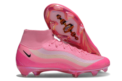Nike Air Zoom Mercurial Superfly 10 Elite FG Firm Ground Soccer Cleats - Pink/Black/White