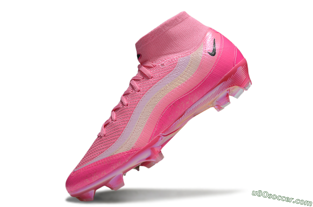 Nike Air Zoom Mercurial Superfly 10 Elite FG Firm Ground Soccer Cleats - Pink/Black/White 5