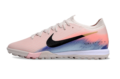 Nike Air Zoom Mercurial Vapor 16 Elite TF Artificial Turf Soccer Shoes - Pink/Black/Gold