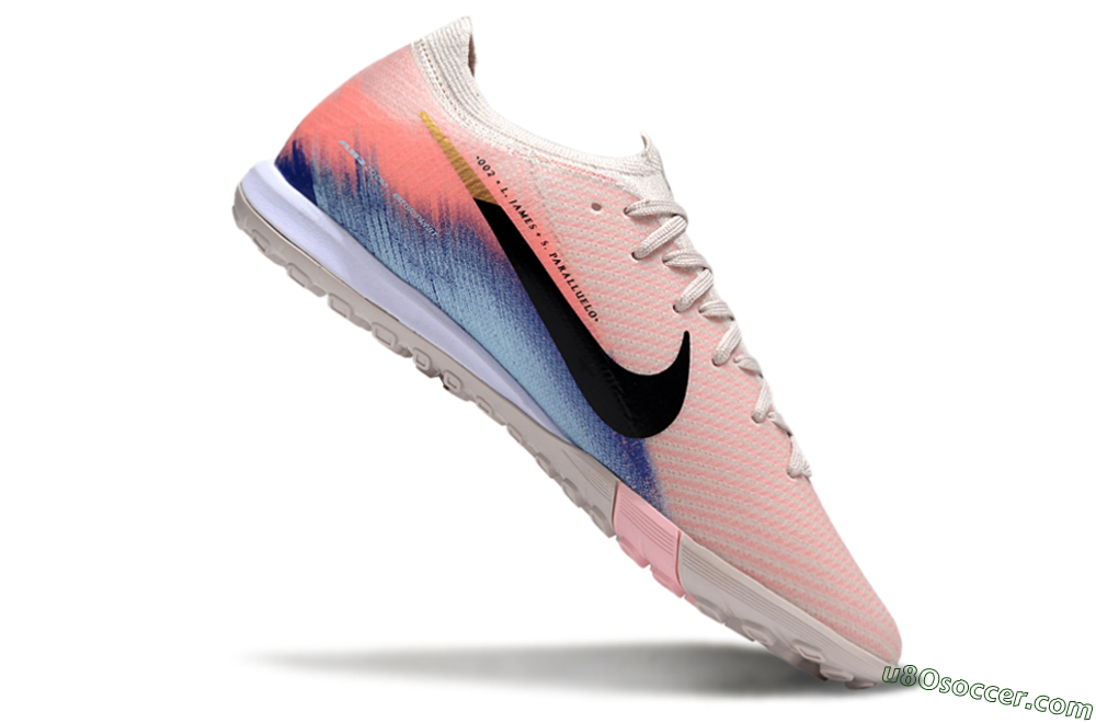 Nike Air Zoom Mercurial Vapor 16 Elite TF Artificial Turf Soccer Shoes - Pink/Black/Gold 3