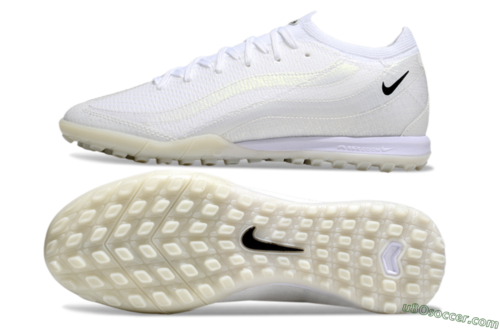 Nike Air Zoom Mercurial Vapor 16 Elite TF Artificial Turf Soccer Shoes - White/Beige/Black 0