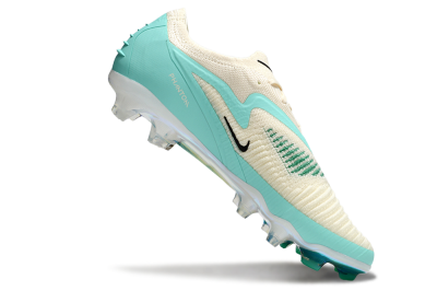 Nike Phantom 6 Elite Low FG Firm Ground Soccer Cleats - Beige/Jade/Black