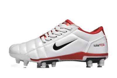 Nike Total 90 III FG Firm Ground Soccer Cleats - White/Black/Red
