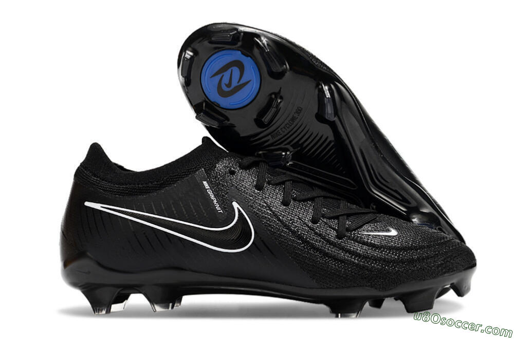 Nike Phantom GX 2 Elite FG Firm Ground Soccer Cleats - Black/White/Blue 1