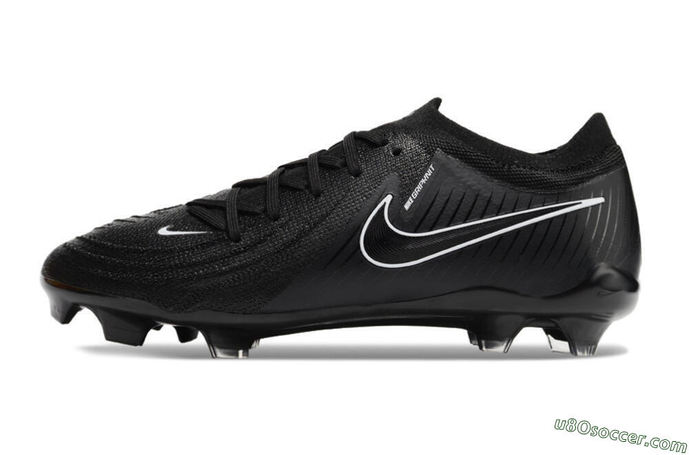 Nike Phantom GX 2 Elite FG Firm Ground Soccer Cleats - Black/White/Blue 2