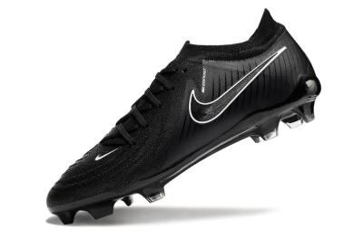 Nike Phantom GX 2 Elite FG Firm Ground Soccer Cleats - Black/White/Blue