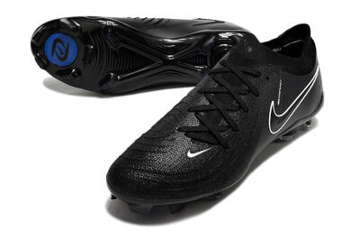 Nike Phantom GX 2 Elite FG Firm Ground Soccer Cleats - Black/White/Blue