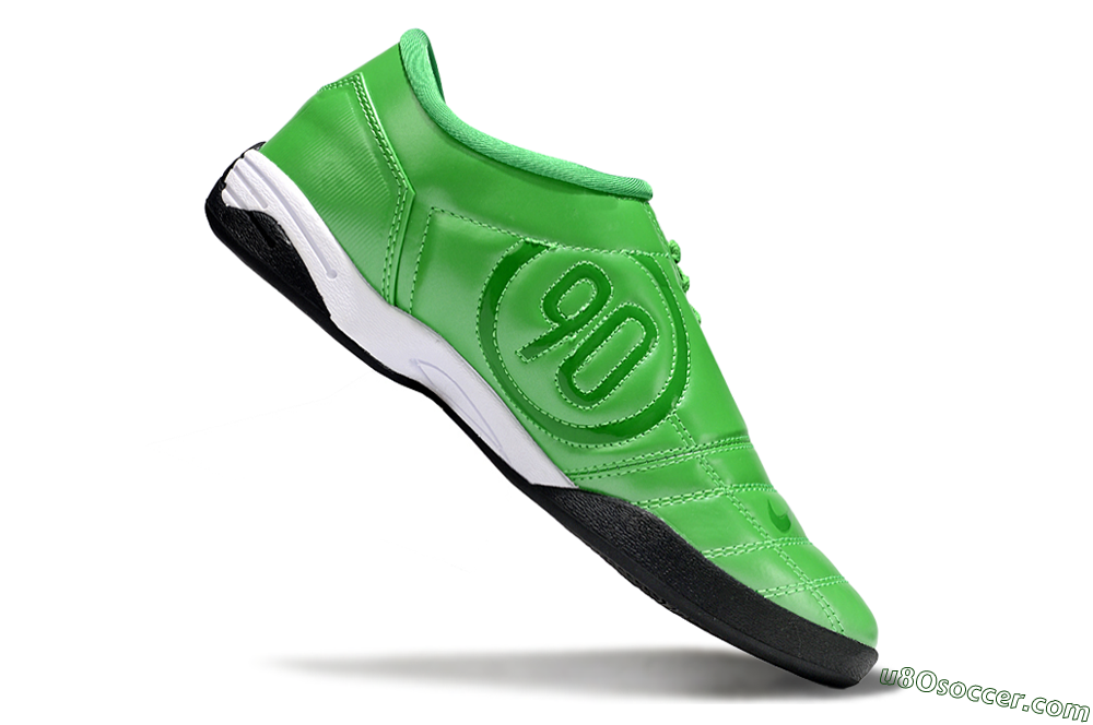 Nike Total 90 III IC Indoor & Futsal Soccer Shoes - Green/White/Black 4