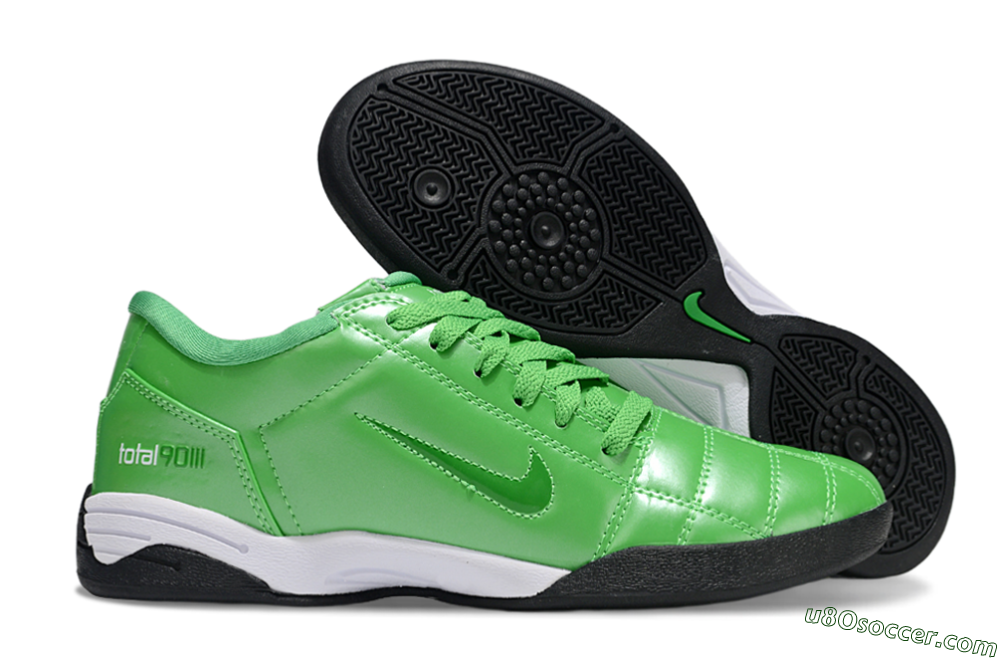 Nike Total 90 III IC Indoor & Futsal Soccer Shoes - Green/White/Black 1
