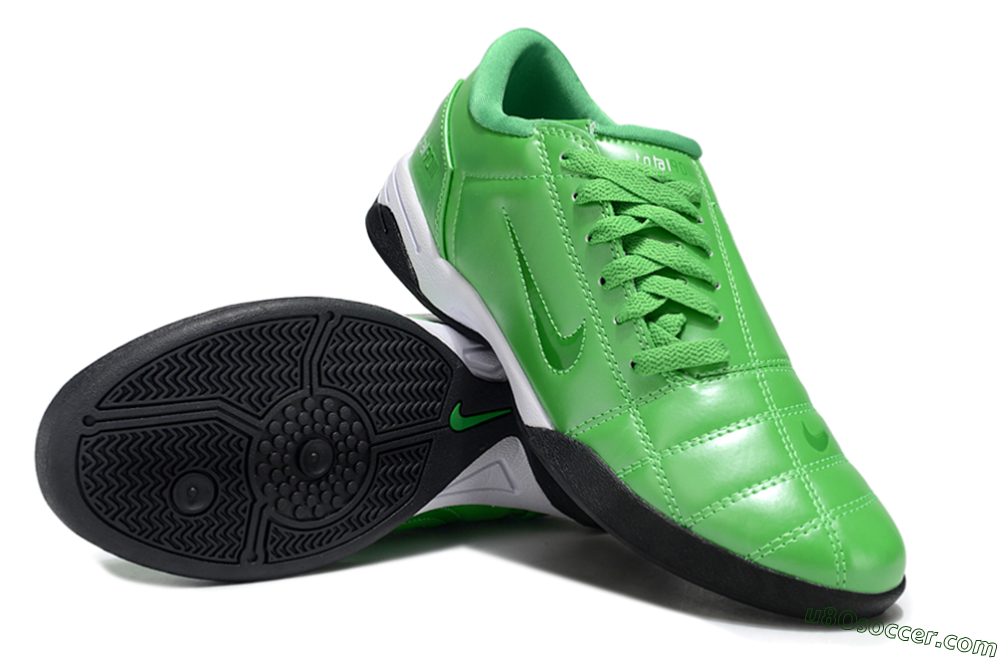 Nike Total 90 III IC Indoor & Futsal Soccer Shoes - Green/White/Black 3