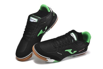 Joma Top Flex IC Indoor & Futsal Soccer Shoes - Black/Green/Red