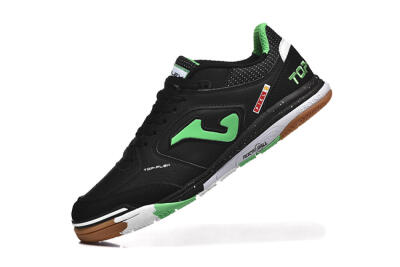 Joma Top Flex IC Indoor & Futsal Soccer Shoes - Black/Green/Red