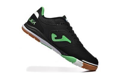 Joma Top Flex IC Indoor & Futsal Soccer Shoes - Black/Green/Red