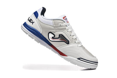 Joma Top Flex IC Indoor & Futsal Soccer Shoes - Grey/Silver/Red