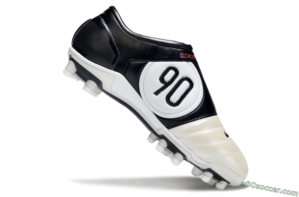 Nike Air Zoom Total 90 III FG Firm Ground Soccer Cleats - Beige/Black/White 4