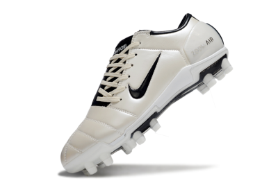 Nike Air Zoom Total 90 III FG Firm Ground Soccer Cleats - Beige/Black/White