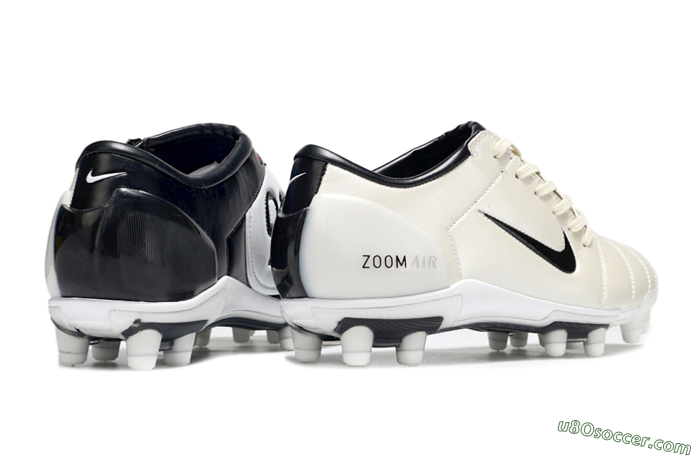 Nike Air Zoom Total 90 III FG Firm Ground Soccer Cleats - Beige/Black/White 6