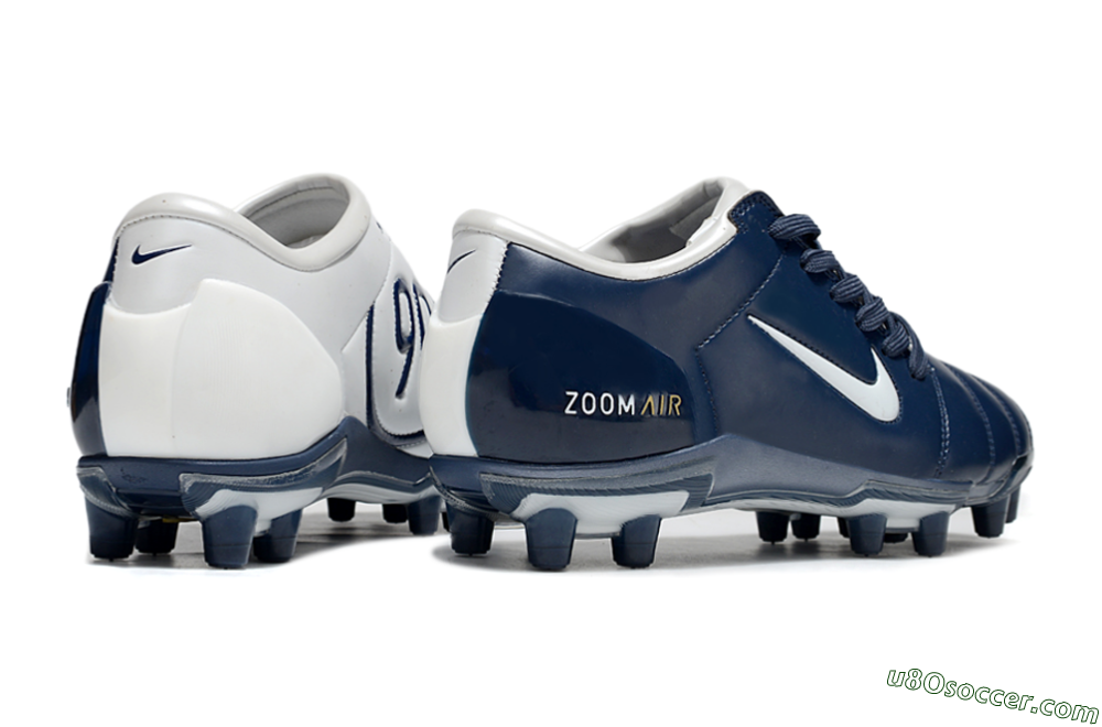 Nike Air Zoom Total 90 III FG Firm Ground Soccer Cleats - Blue/White/Gold 6