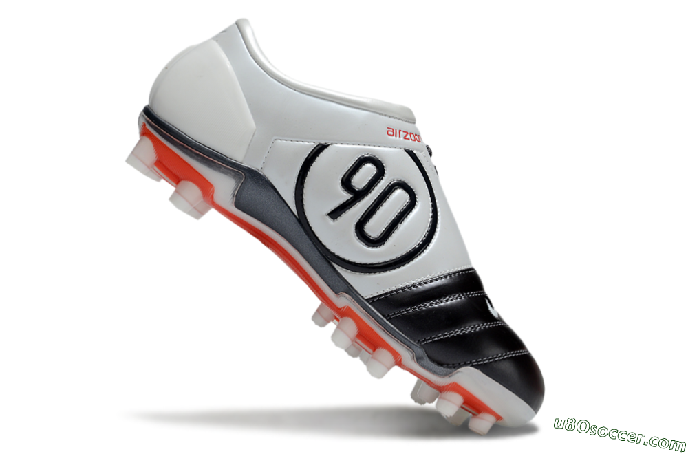 Nike Air Zoom Total 90 III FG Firm Ground Soccer Cleats - Black/White/Red 4