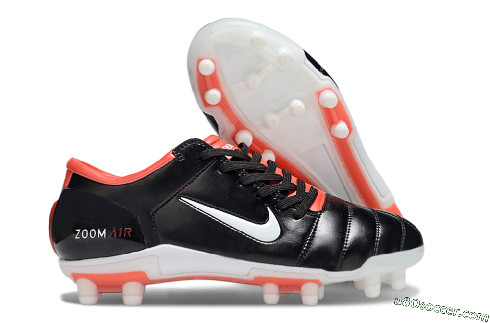 Nike Air Zoom Total 90 III FG Firm Ground Soccer Cleats - Black/White/Red 1
