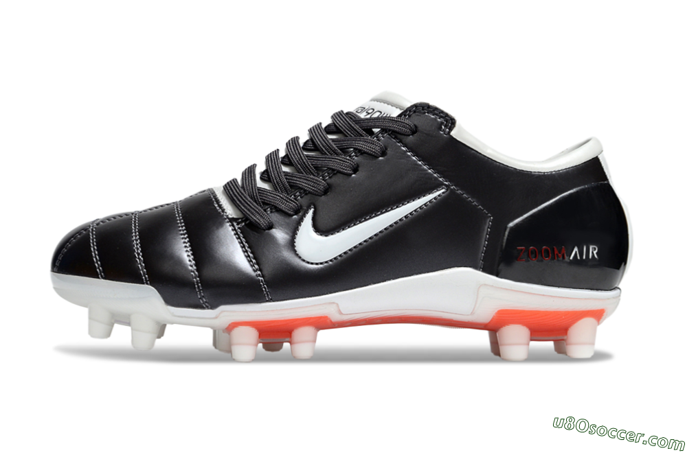Nike Air Zoom Total 90 III FG Firm Ground Soccer Cleats - Black/White/Red 2