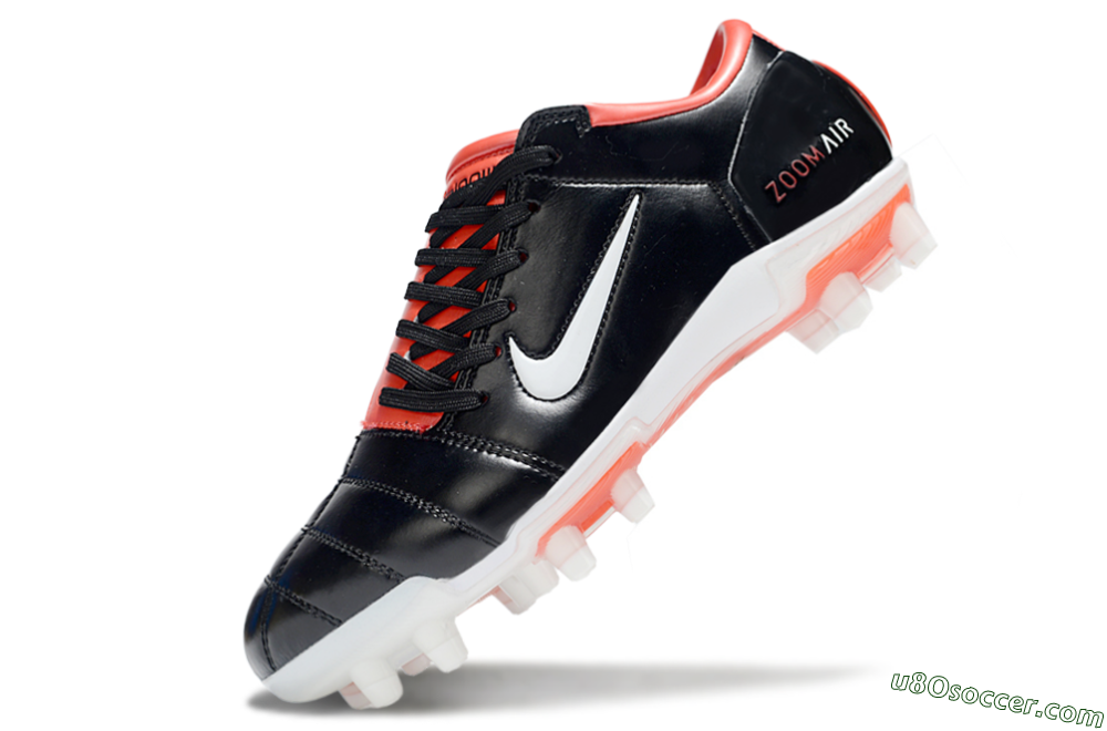 Nike Air Zoom Total 90 III FG Firm Ground Soccer Cleats - Black/White/Red 5