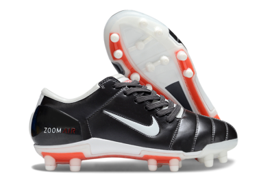 Nike Air Zoom Total 90 III FG Firm Ground Soccer Cleats - Black/White/Red