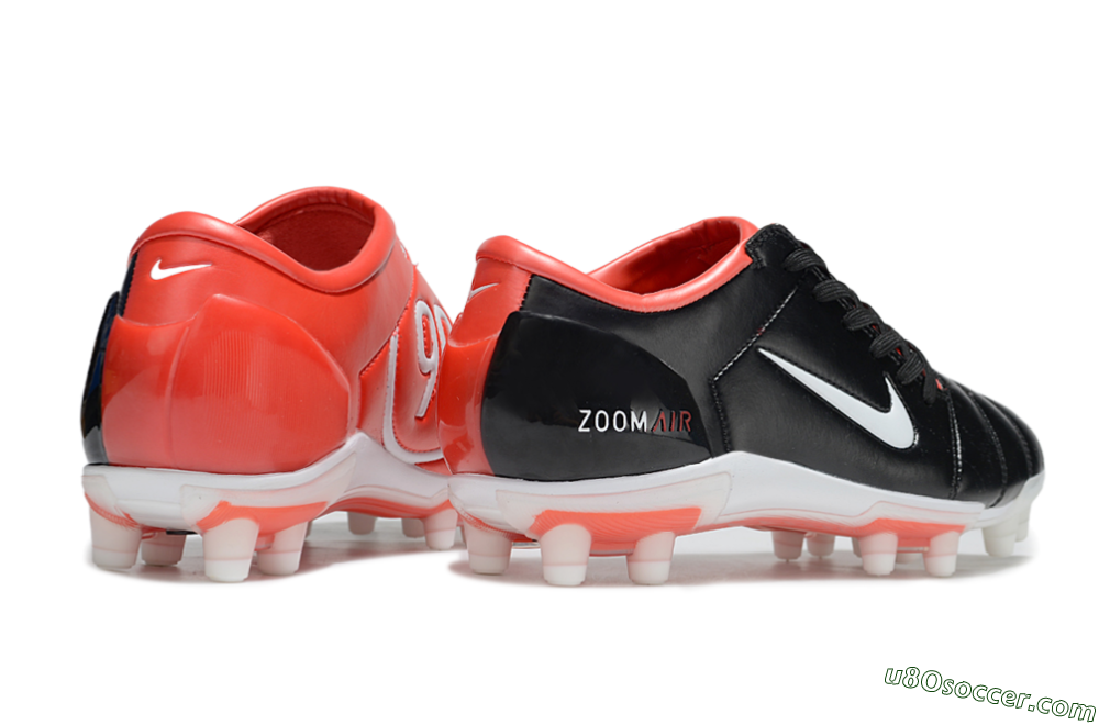 Nike Air Zoom Total 90 III FG Firm Ground Soccer Cleats - Black/White/Red 6