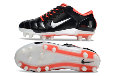 Nike Air Zoom Total 90 III FG Firm Ground Soccer Cleats - Black/White/Red