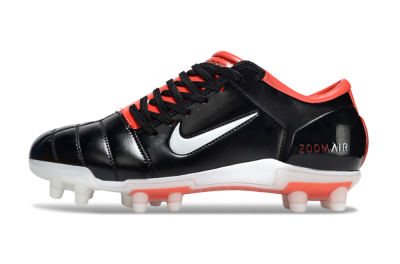 Nike Air Zoom Total 90 III FG Firm Ground Soccer Cleats - Black/White/Red