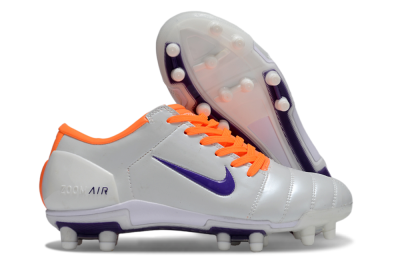 Nike Air Zoom Total 90 III FG Firm Ground Soccer Cleats - White/Purple/Red